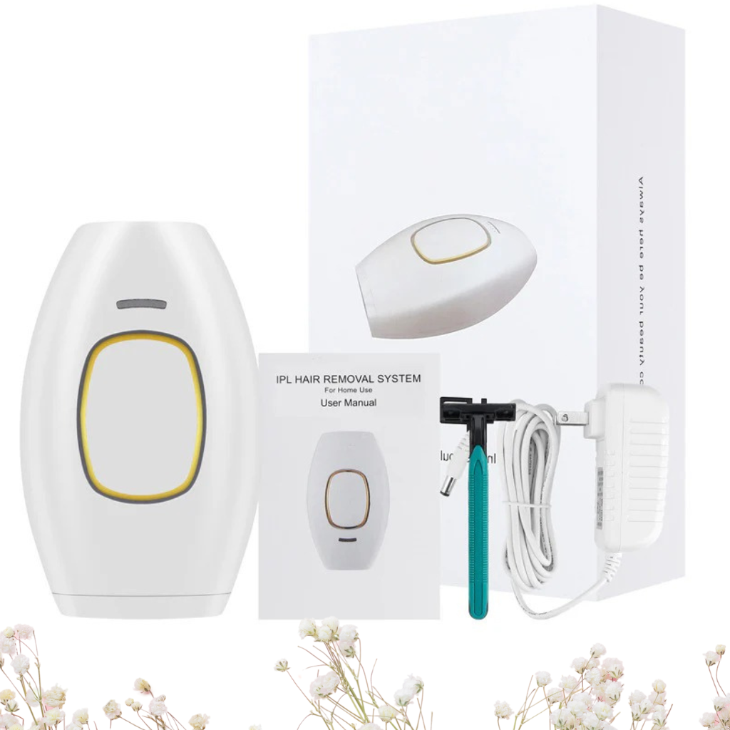 Premium Laser Hair Removal Device for Women & Men – Painless IPL Epilator | Whole Body Use, AC Electric, ABS Material