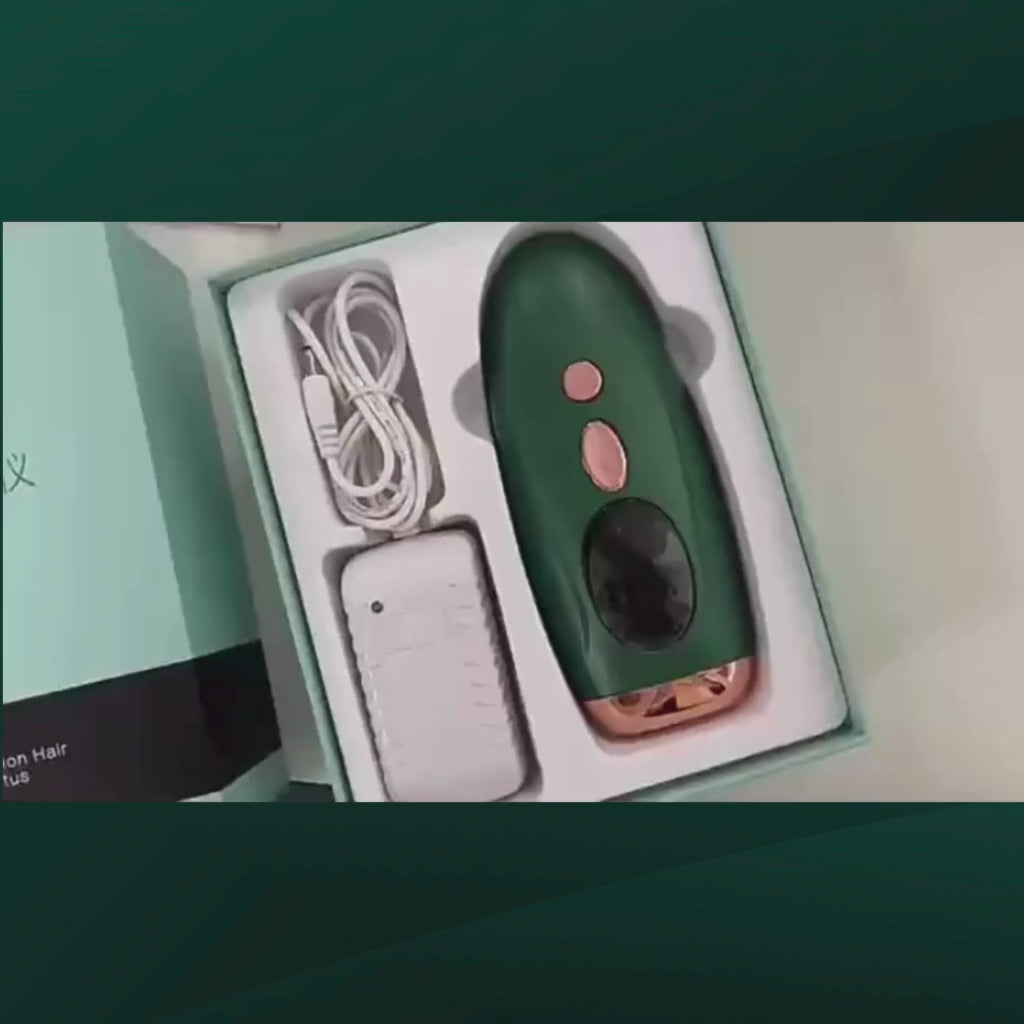 Unboxing Hair care device with 999k flashes