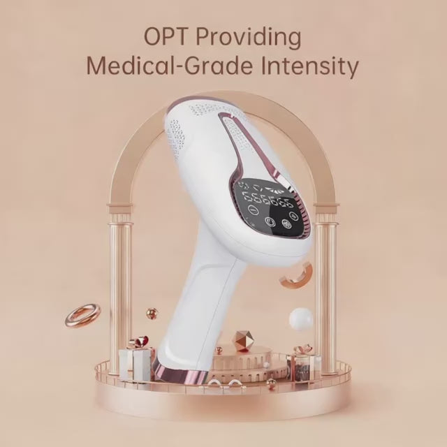 Decorative Video of IPL hair removal device