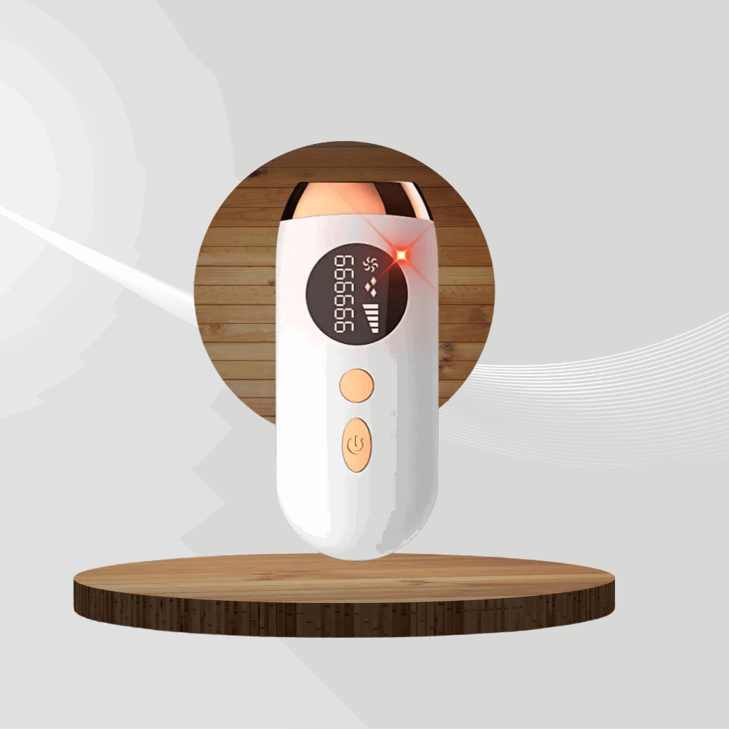 Compact IPL Laser Hair Removal Device – 999,999 Flashes, 5 Energy Levels, Painless Full - Body Treatment - SMOOVELUXE
