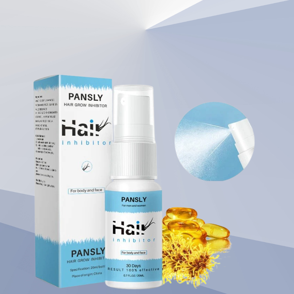 Pansly Permanent Hair Growth Inhibitor Spray (30ml packs) – Natural, Painless Solution for Long‑Lasting Smooth Skin