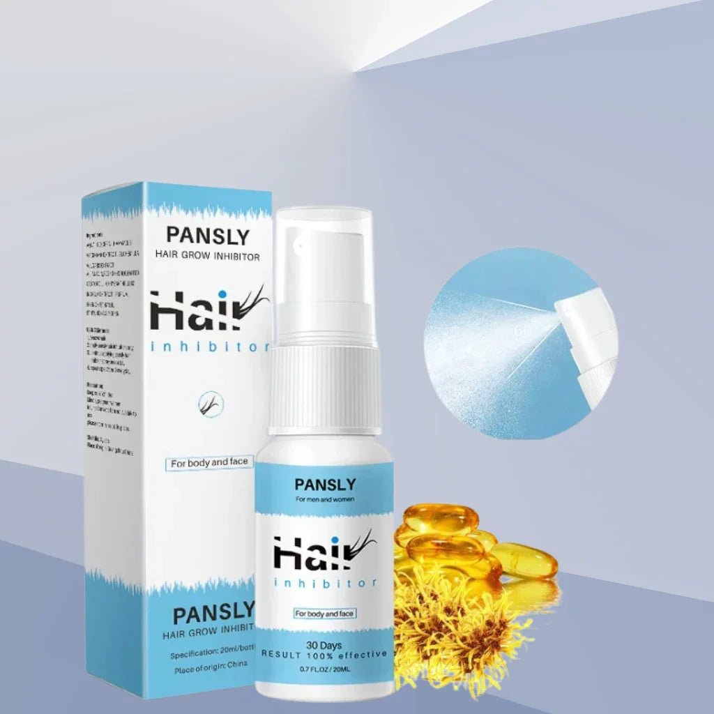 Pansly Permanent Hair Growth Inhibitor Spray (30ml packs) – Natural, Painless Solution for Long‑Lasting Smooth Skin - SMOOVELUXE