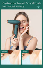 Folding IPL Pulse Hair Removal Device – Salon‑Grade At‑Home Laser for Face, Bikini & Body | Ergonomic, Multi‑Voltage Design