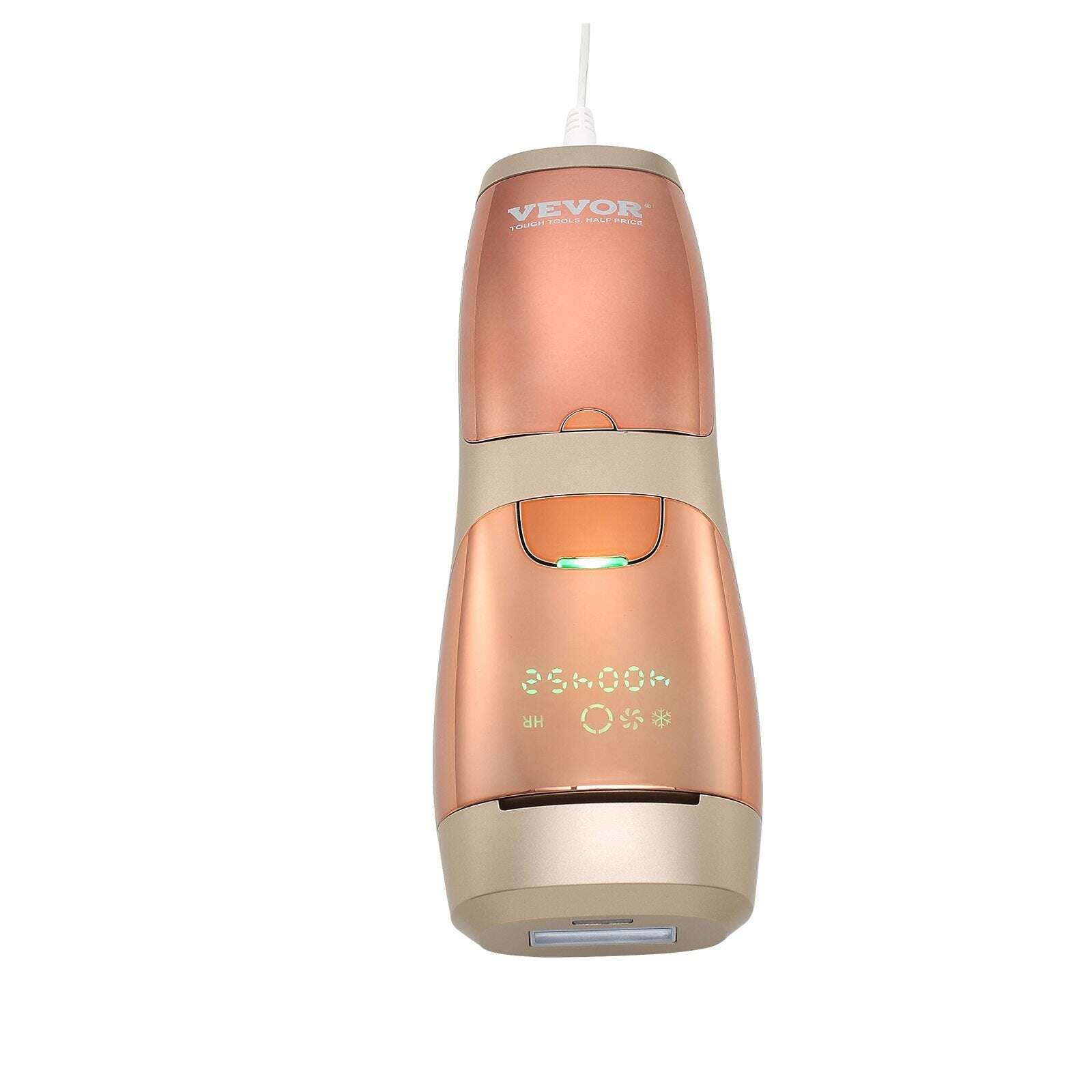 Copper-colored Vevor electric IPL hair reduction device on a white background