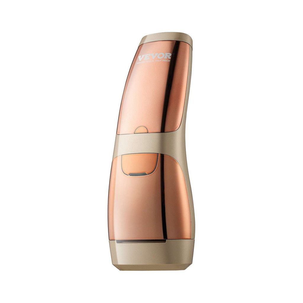 Rose gold and beige IPL Hair reduction device with 'vevor branding on a white background