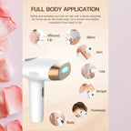 TS6 Freezing Point IPL Hair Removal Device | 4 - in - 1 Cooling, Acne Treatment & Skin Rejuvenation – Painless, Salon - Quality Results at Home - SMOOVELUXE