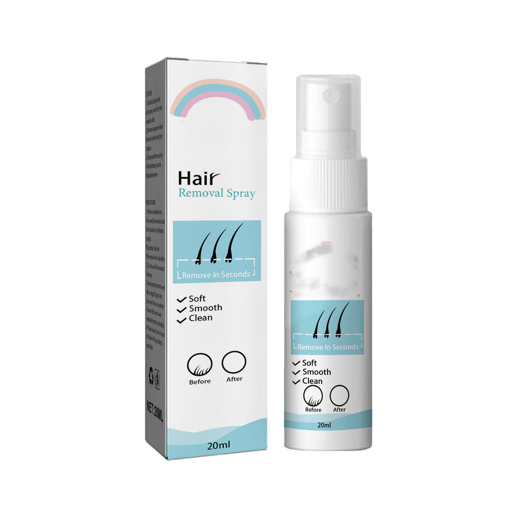 Painless Hair Removal Spray for Women & Men – Fast, Gentle, Plant Extract Formula for Legs, Arms, Underarms & Bikini (80ml)