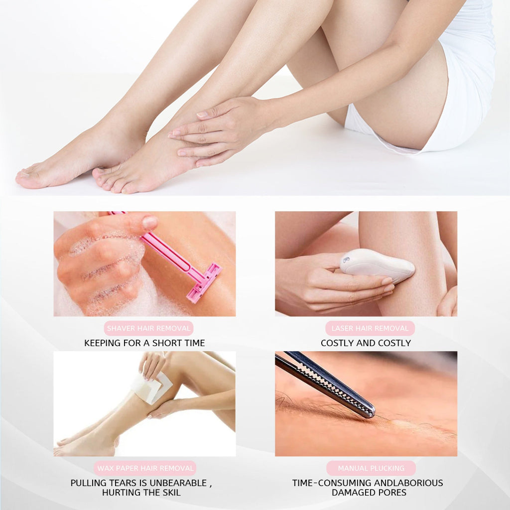 Gentle Hair Removal Spray for Women – 100ml Foam Mousse for Legs, Arms, Bikini, Armpits | Painless, Non-Irritating Depilatory Cream