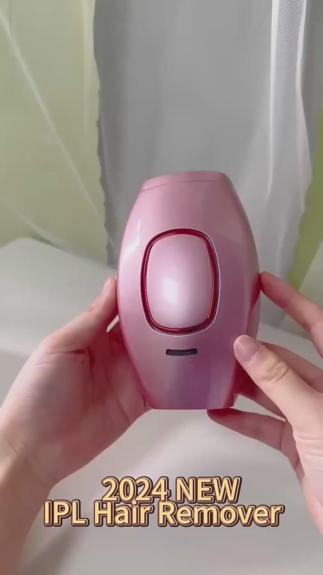 Premium Laser Hair Removal Device for Women & Men – Painless IPL Epilator | Whole Body Use, AC Electric, ABS Material